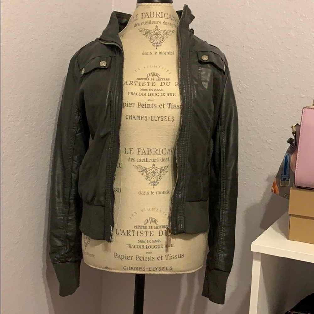 Leather jacket